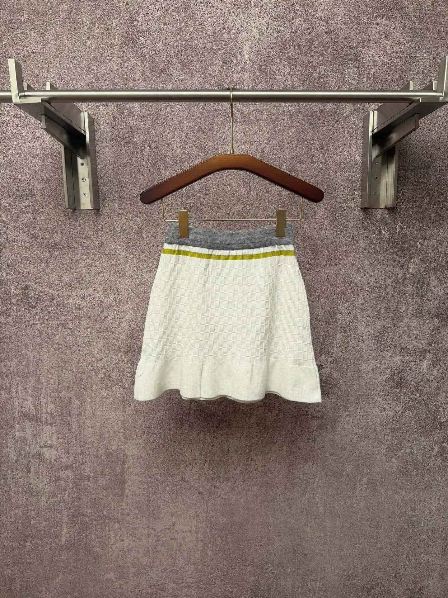 Casa Blanca Casa Blanca contrasting patchwork knitted suit Size: S M L XL